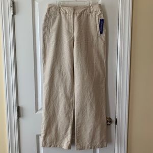 Pendleton Linen/Cotton pants-size 4